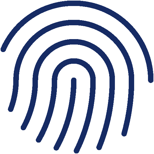 Strichzeichnung Fingerabdruck